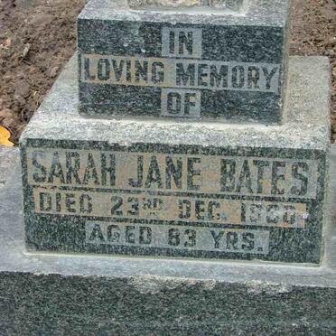 BATES Sarah Jane -1960