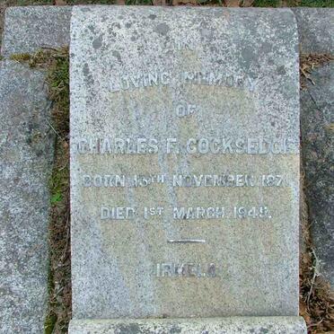 COCKSEDGE Charles F. 1871-1945