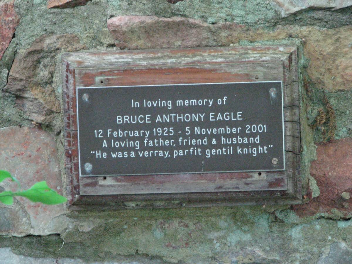 EAGLE Bruce Anthony 1925-2001