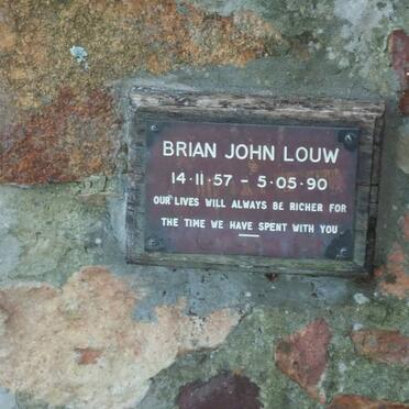 LOUW Brian John 1957-1990
