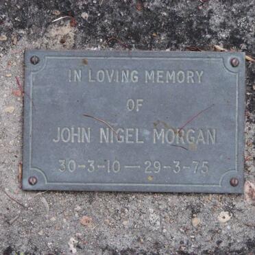 MORGAN John Nigel 1910-1975