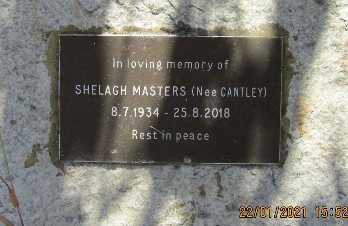 MASTERS Shelagh nee CANTLEY 1934-2018