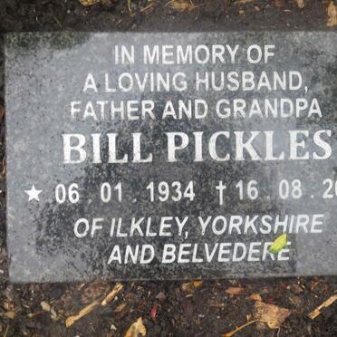PICKELS Bill 1934-2014