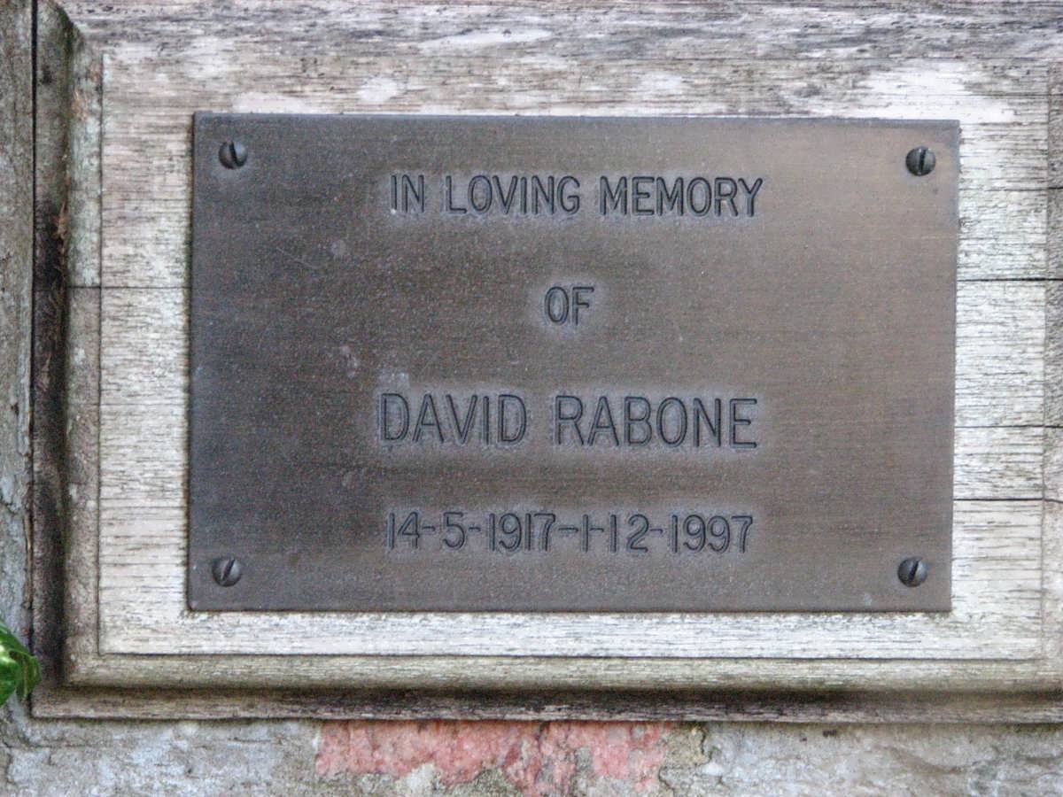RABONE David 1917-1997
