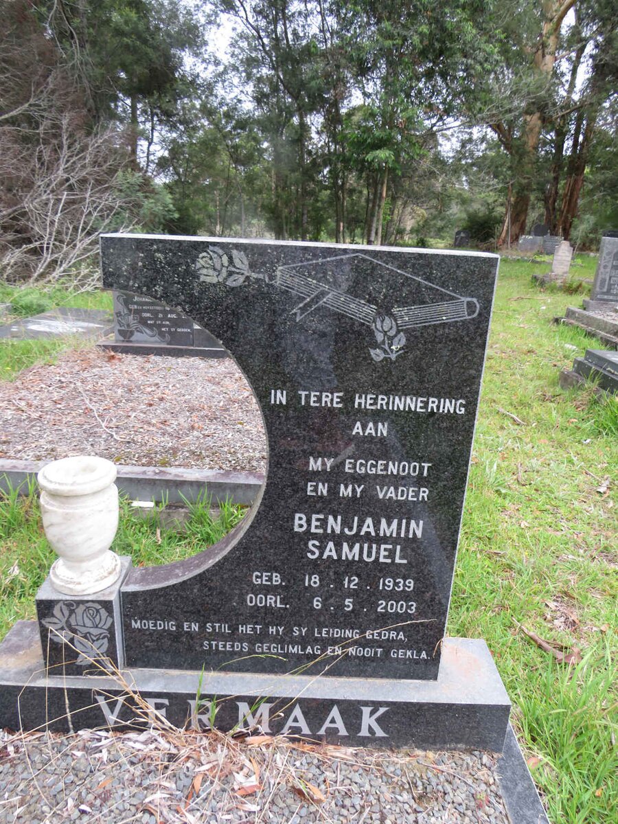 VERMAAK Benjamin Samuel 1939-2003