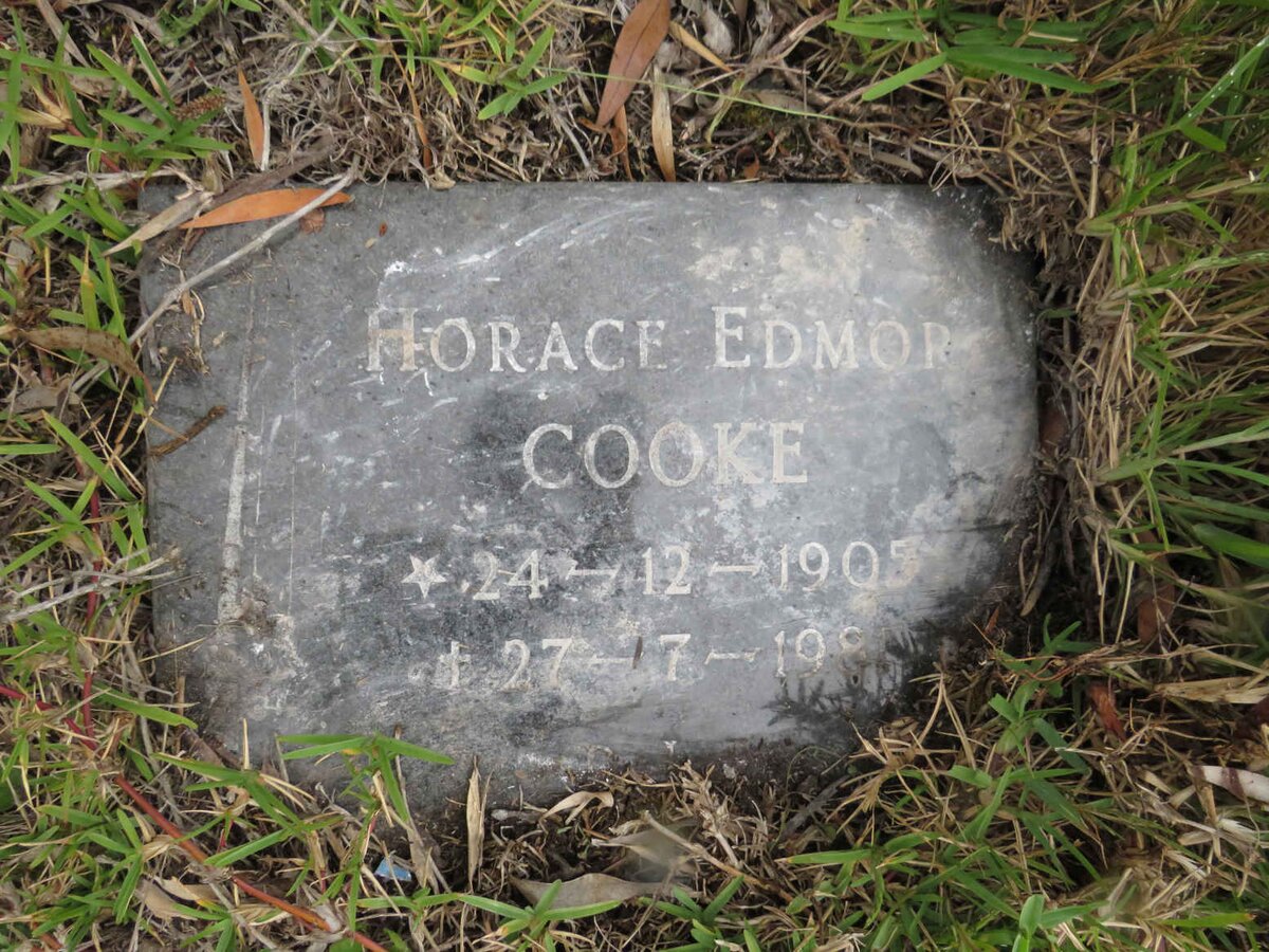 COOKE Horace Edmor 1905-1981