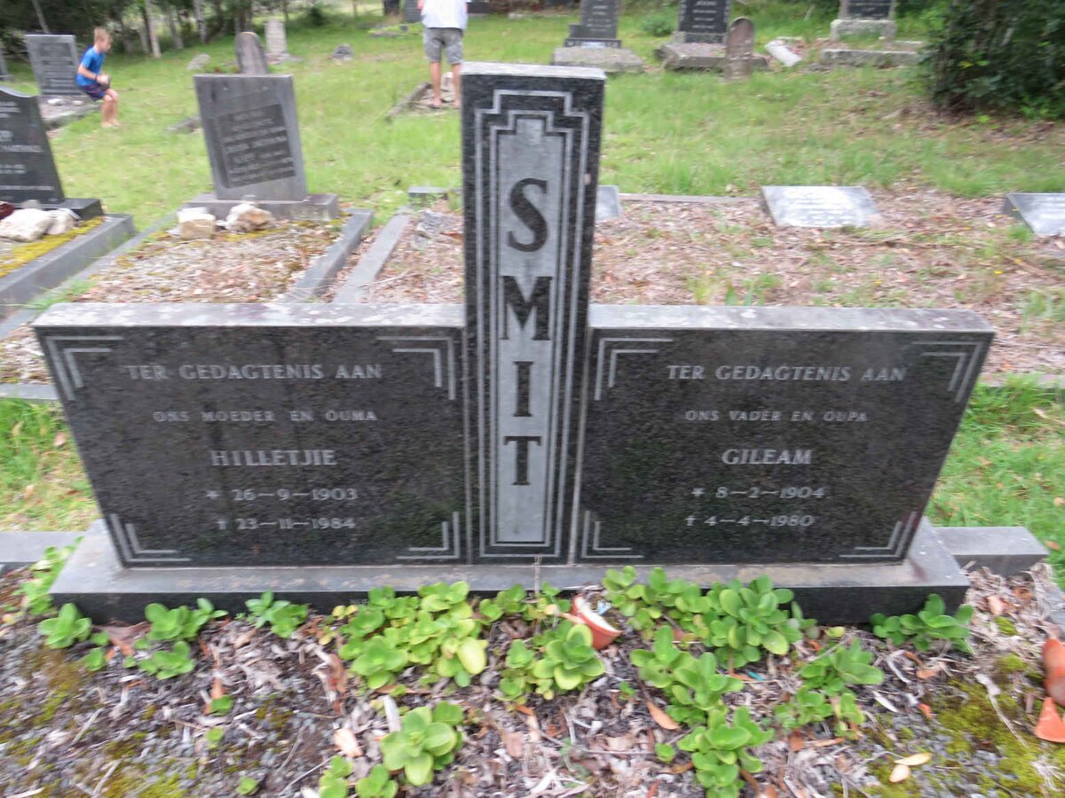 SMIT Gileam 1904-1980 & Hilletjie 1903-1984