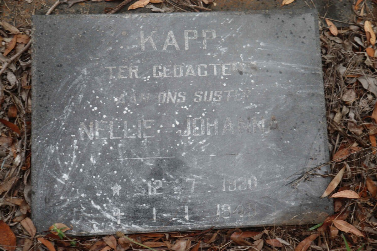 KAPP Nellie Johanna 1930-1949