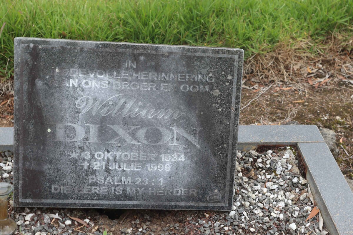DIXON William 1934-1999