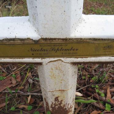 SEPTEMBER Nicolas 1957-2021
