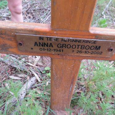 GROOTBOOM Anna 1941-2002