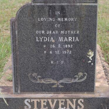 STEVENS Lydia Maria 1892-1972