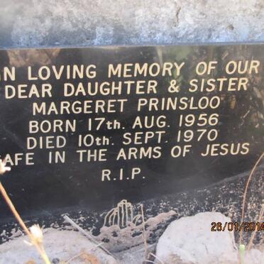 PRINSLOO Margeret 1956-1970