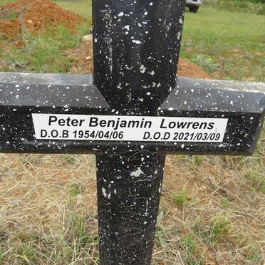 LOWRENS Peter Benjamin 1954-2021
