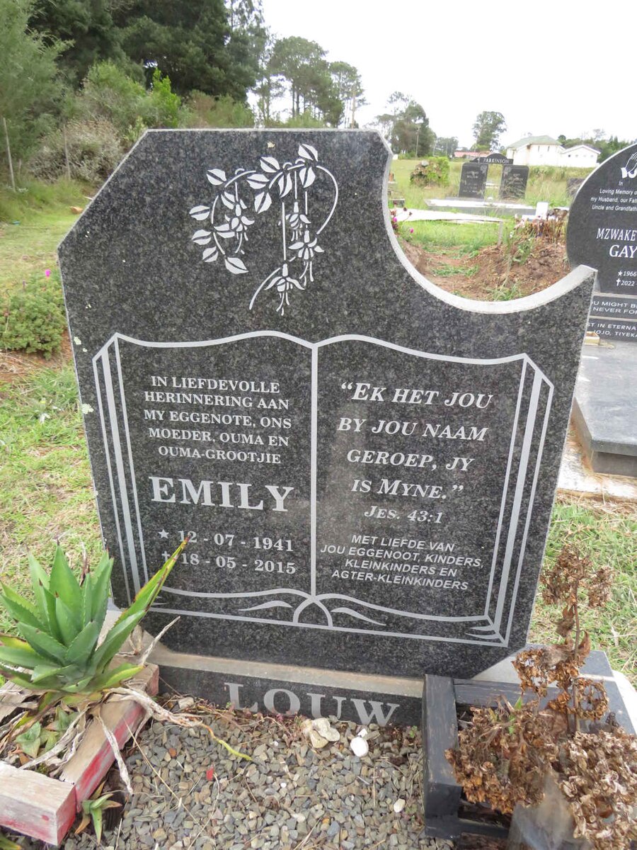 LOUW Emily 1941-2015