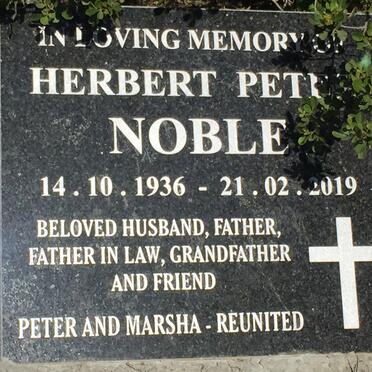 NOBLE Herbert Peter 1936-2019