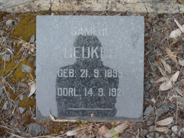 BEUKES Sameul 1899-1921