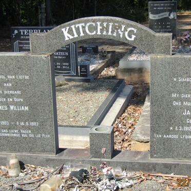 KITCHING James William 1903-1987 &amp; Jacoba S. SMIT 1912-1976