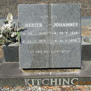 KITCHING Johannes 1945-1976 :: KITCHING Renier 1956-1976