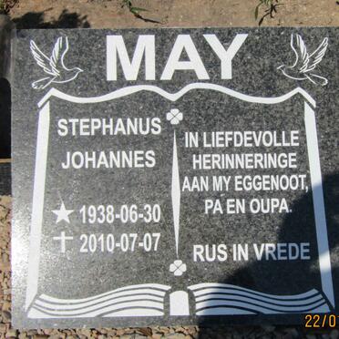 MAY Stephanus Johannes 1938-2010
