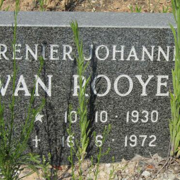 ROOYEN Renier Johannes, van 1930-1972