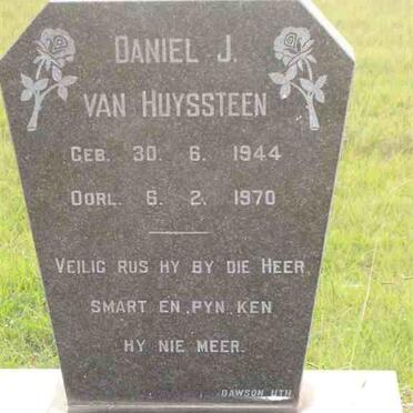 HUYSSTEEN Daniel J., van 1944-1970