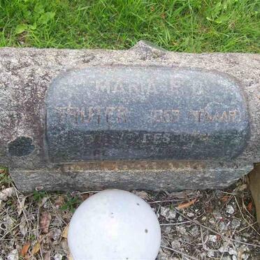 TRUTER Maria nee PIENAAR 1874-19?6