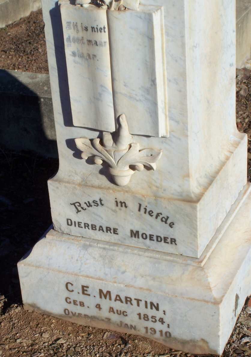 MARTIN C.E. 1854-1910