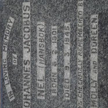 NEL Johannes Jacobus 1901-1945