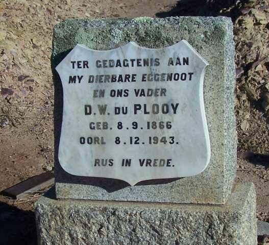 PLOOY D.W., du 1866-1943