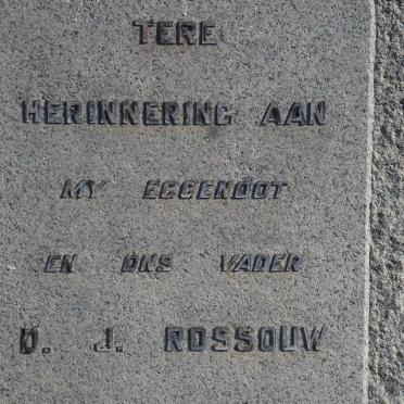 ROSSOUW D.J. 1888-1948