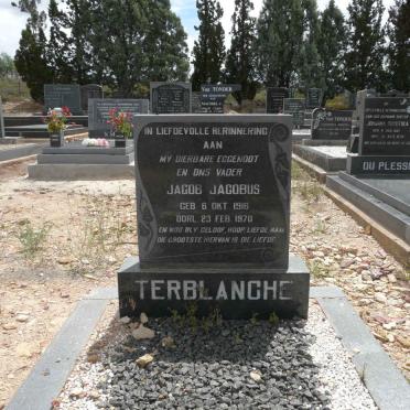 TERBLANCHE Jacob Jacobus 1916-1970