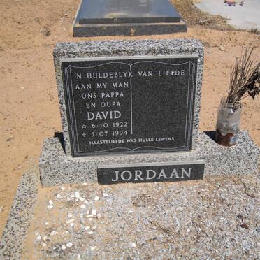 JORDAAN David 1922-1994