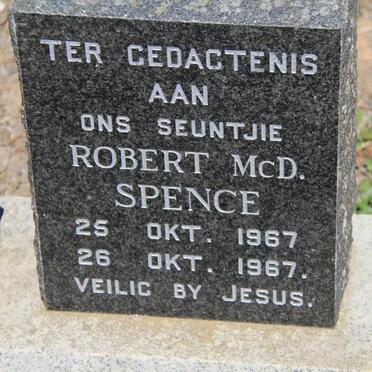 SPENCE Robert McD. 1967-1967