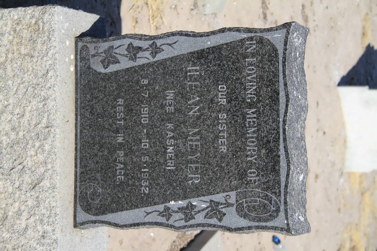 MEYER Ilean nee KASNER 1910-1932