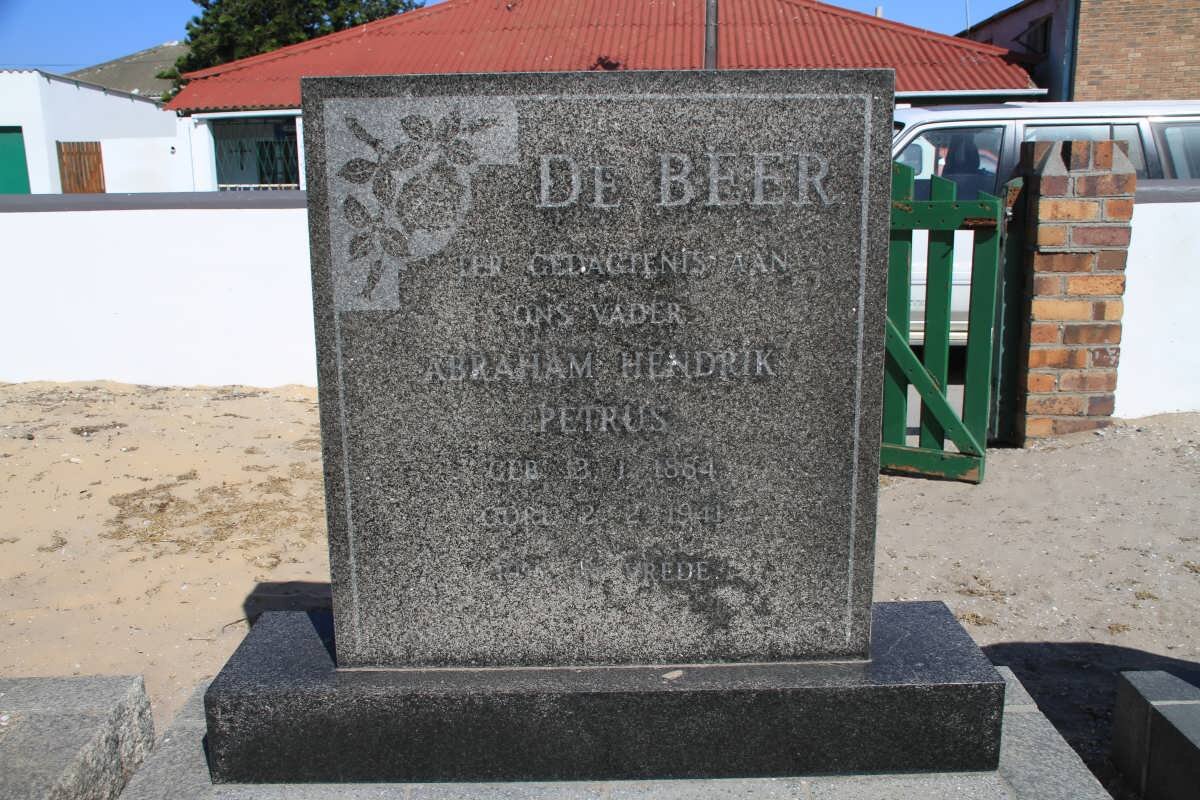 BEER Abraham Hendrik Petrus, de 1884-1941