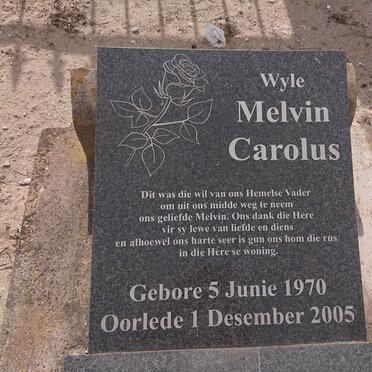 CAROLUS Melvin 1970-2005
