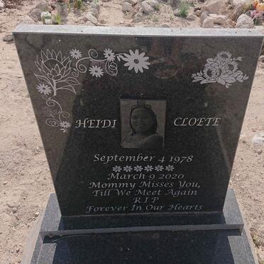 CLOETE Heidi 1978-2020