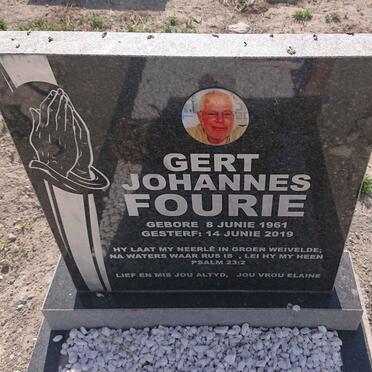 FOURIE Gert Johannes 1961-2019
