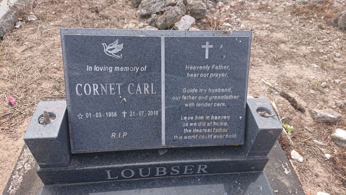 LOUBSER Cornet Carl 1956-2010