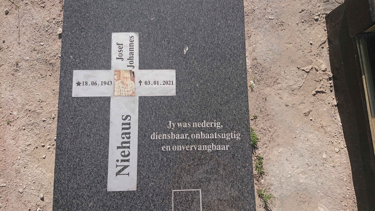 NIEHAUS Josef Johannes 1943-2021