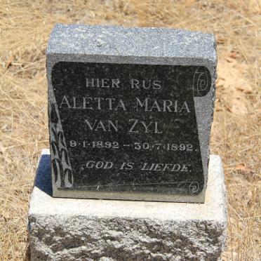 ZYL Aletta Maria, van 1892-1892
