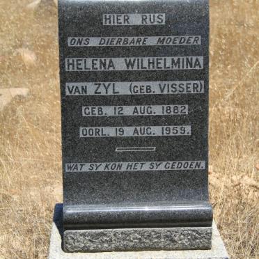 ZYL Helena Wilhelmina, van nee VISSER 1882-1959