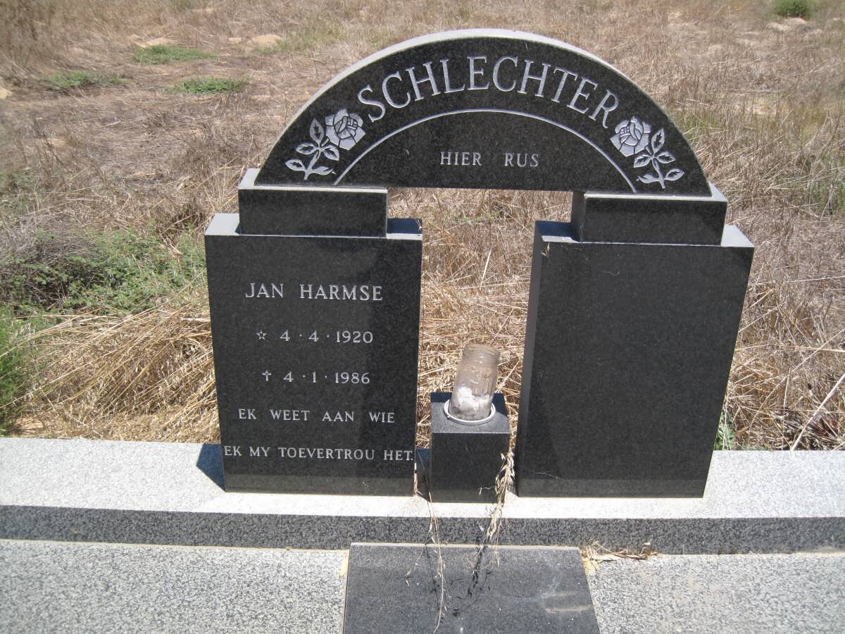 SCHLECHTER Jan Harmse 1920-1986