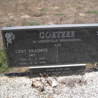 COETZEE Gert Erasmus 1918-1986