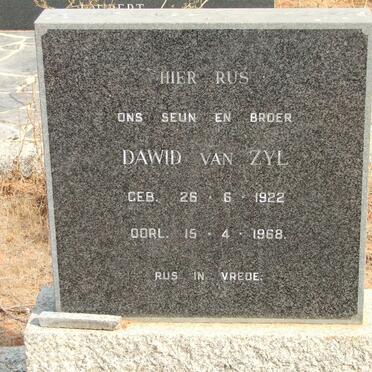 ZYL Dawid, van 1922-1968