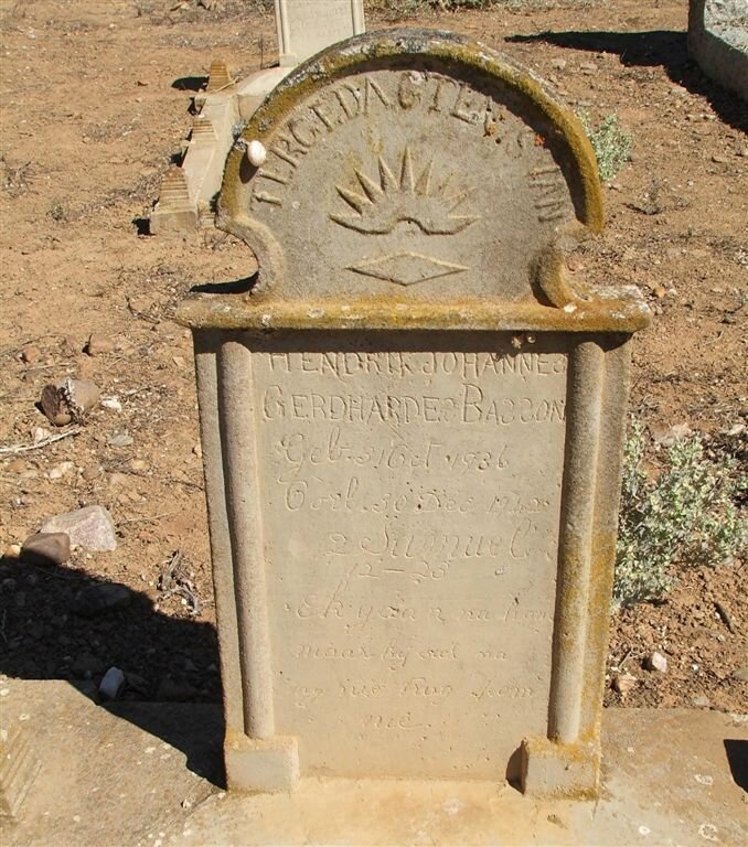 BASSON Hendrik Johannes Gerdhardes 1936-1942