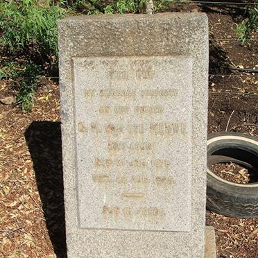 MERWE G.M., van der nee LOUW 1879-1945