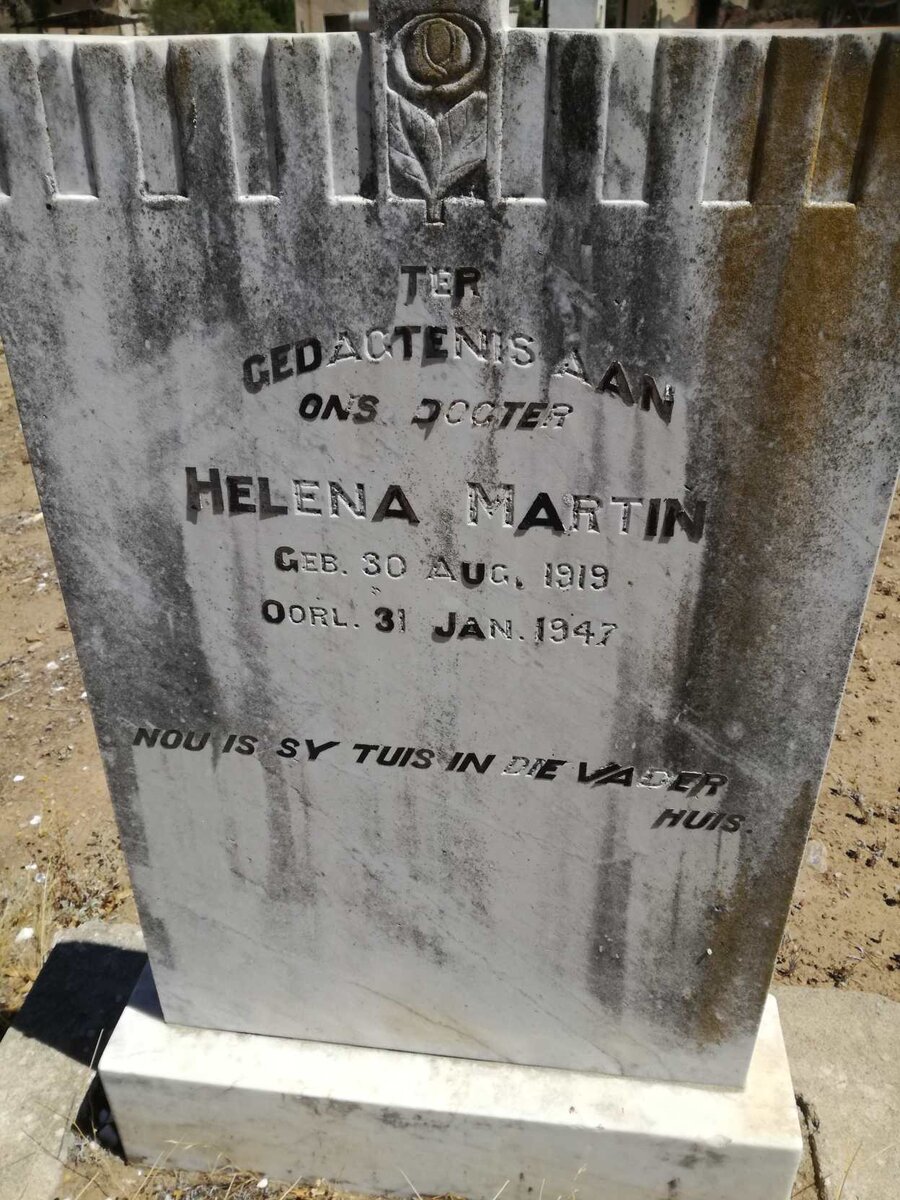 MARTIN Helena 1919-1947