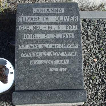 OLIVIER Johanna Elizabeth 1903-1978